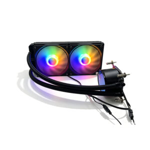 LF02-240- 1-ARGB 240mm AIO Liquid Cooler ARGB Water Cooling for PC Intel PC Gaming with High Performance AMD PC Gaming OED/LCD Offer