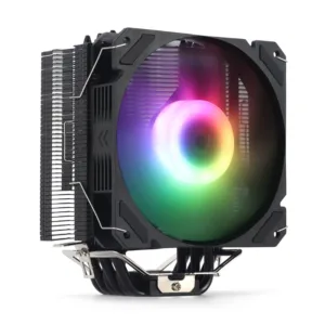 YH-HP-11 Single Tower/1 fan Black palted 6 Heat Pipe CPU Air Cooler with RGB lighting