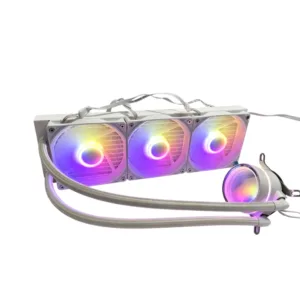 LF02-360- 2-ARGB 360mm AIO Liquid Cooler ARGB Water Cooling for PC Intel PC Gaming with High Performance AMD PC Gaming OED/LCD Offer